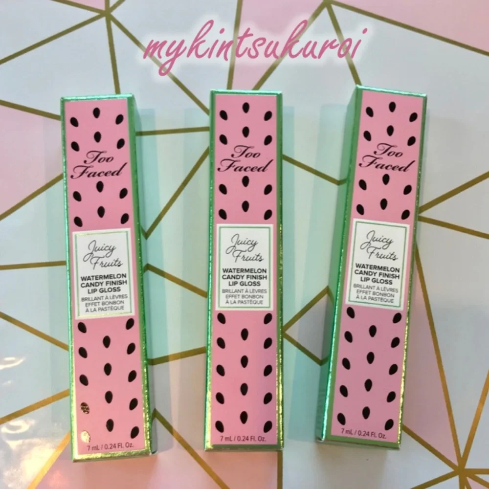 Too Faced Juicy Fruits Watermelon Lip Gloss ~ A Melon Reasons - Picture 5 of 6